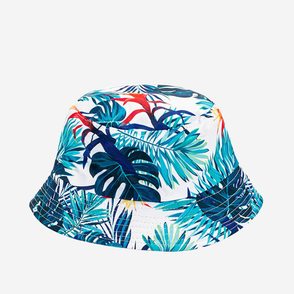 Chapeau bob bleu pour femme avec motif hawaïen - Accessoires