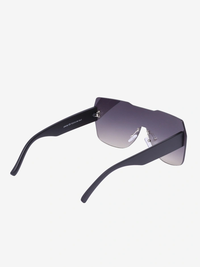 Lunettes de soleil carrées pour femmes Royalfashion avec finition miroir