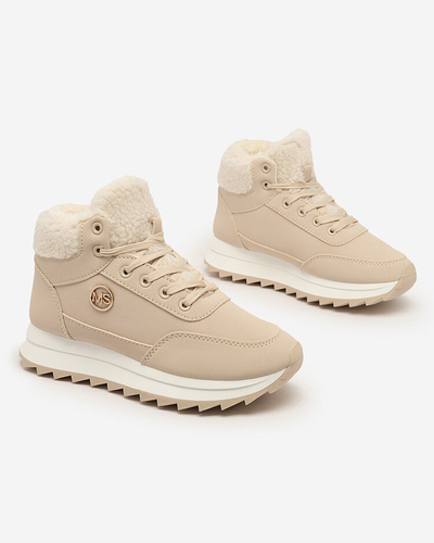 Royalfashion Chaussures de sport isolées pour femmes en beige Cerrto
