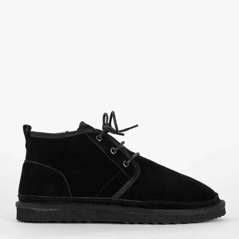 OUTLET Bottes de neige Gavin noires pour hommes - Chaussures
