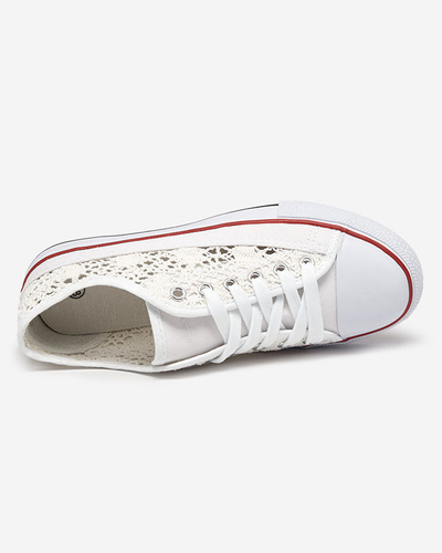 Baskets blanches ajourées pour femme Tareni - Footwear