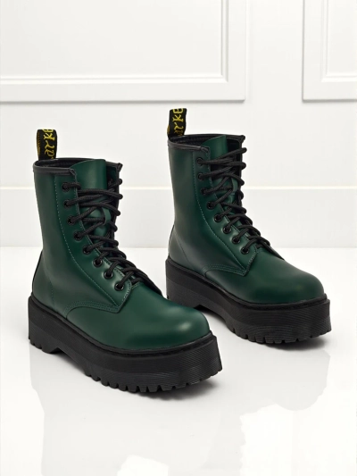 Bottines worker pour femmes avec gaufrage Isadore