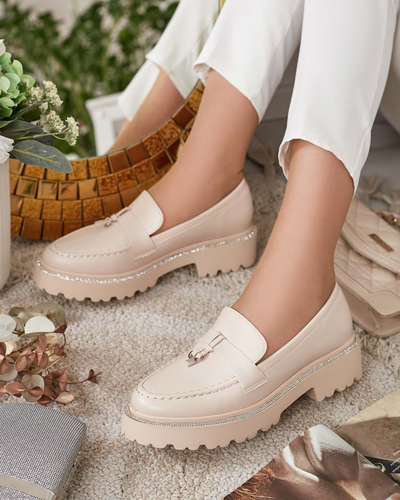 Royalfashion Mocassins pour femme avec zircons Ali