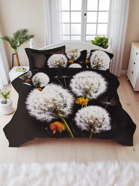 Royalfashion Ensemble de literie à motifs 180x200 3 PIÈCES