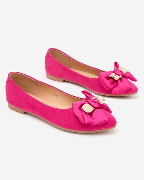 Royalfashion Ballerines pour femme bout pointu avec nœud Retripo