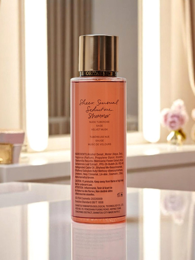 Senoritas Secret Body Mist Seduction Shimmer avec paillettes