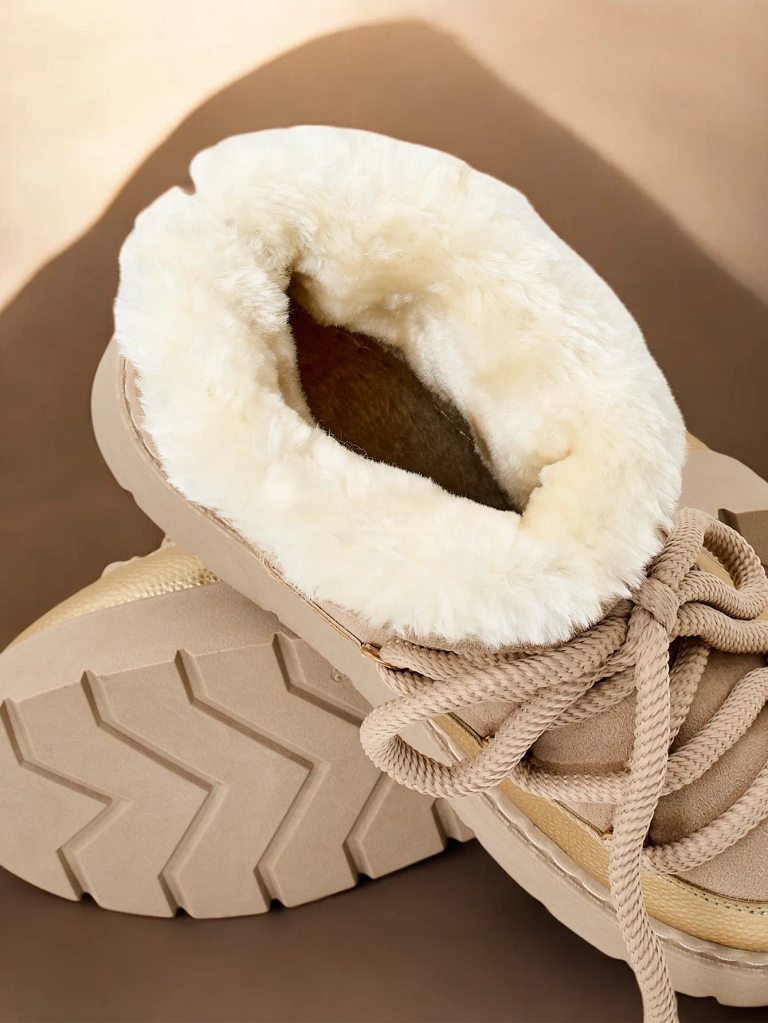 Bottes de neige à lacets pour femmes Royalfashion Iniuc