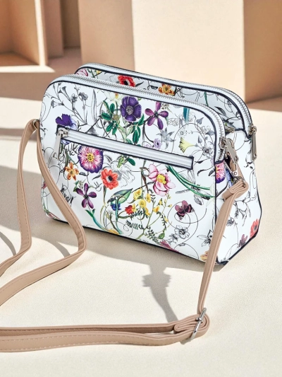 Royalfashion Petit sac à main pour femme en cuir écologique Florentia