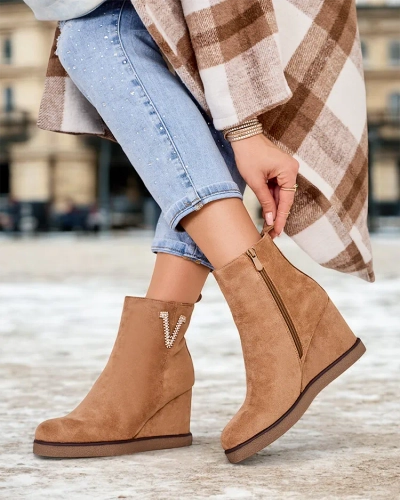 Royalfashion Nerias Bottes à talons pour femmes