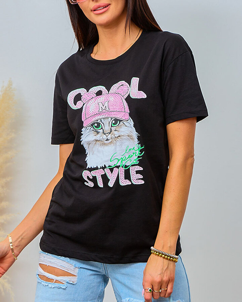 Royalfashion T-shirt imprimé pour femme