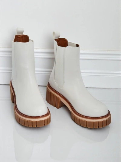 Bottines à talon bloc en nubuck écologique Amber Walk