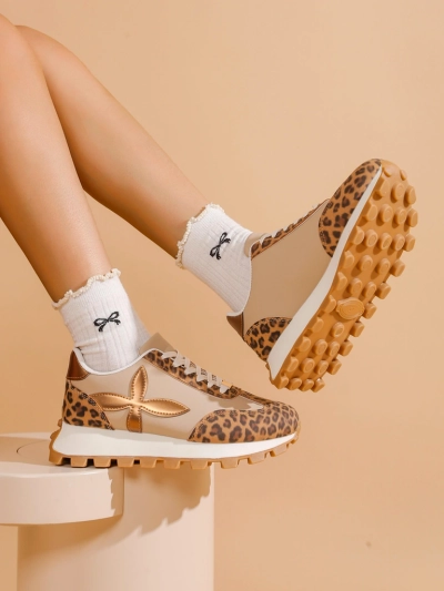 Royalfashion Baskets sportives pour femmes sur une semelle plus épaisse Aloqa
