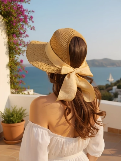 Chapeau de paille pour femme Royalfashion Mira Flare