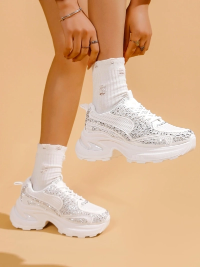 Baskets sportives Royalfashion pour femmes avec strass Bloss
