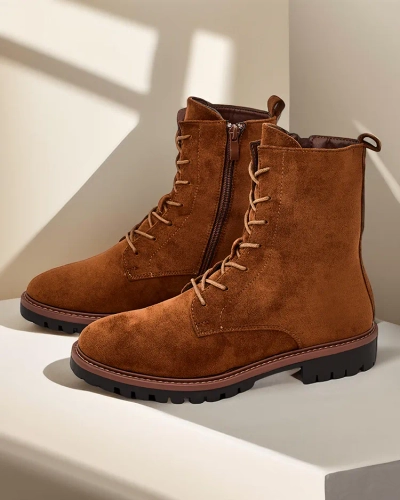 Bottines à lacets pour femmes Royalfashion Gosop
