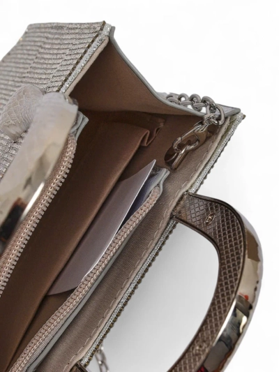 Royalfashion Pochette pour femme avec zircons et anses serpent Snake Glam