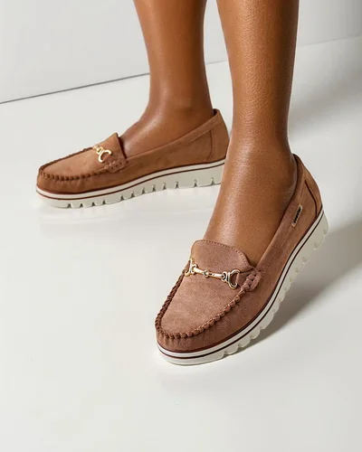 Royalfashion Élégantes mocassins pour femmes Borne