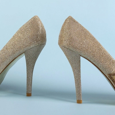 Escarpins femme dorés avec ornements Maniza - Footwear
