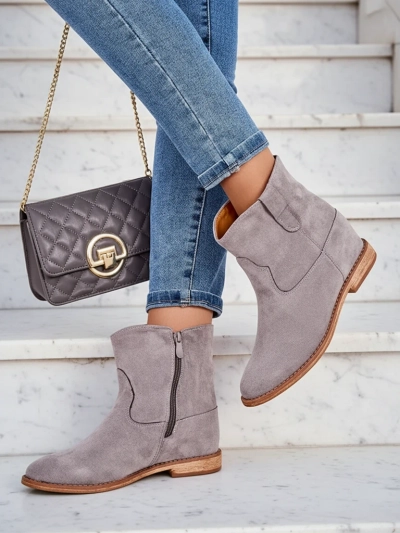 Bottes de style cow-boy Royalfashion sur une semelle compensée couverte Patorias