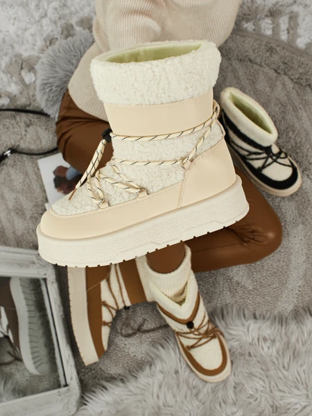 Bottes imitation bottes de neige pour femmes Quill Haven