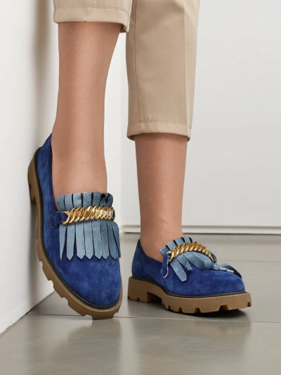 Royalfashion Mocassins en Suède Écologique pour Femmes Mare Nostrum