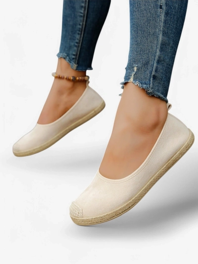 Royalfashion Espadrilles écologiques en daim pour femmes Aroles