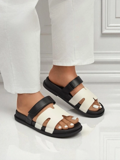 Royalfashion Sandales en éco-cuir pour femmes FlexiComfi