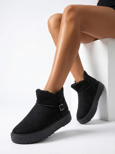 Royalfashion Bottines courtes pour femmes enneigées Ewioz