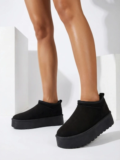 Royalfashion Bottes courtes pour femmes a'la bottes de neige Ozozi