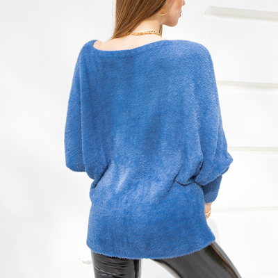 Pull oversize femme marine - Vêtements