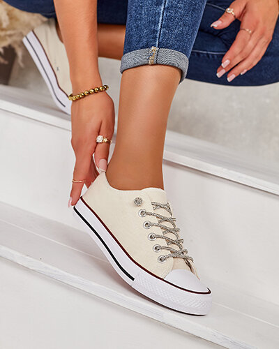 Royalfashion Baskets pour femmes avec lacets décoratifs Timi