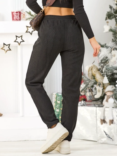 Royalfashion Pantalons de survêtement chauds pour femmes de grande taille
