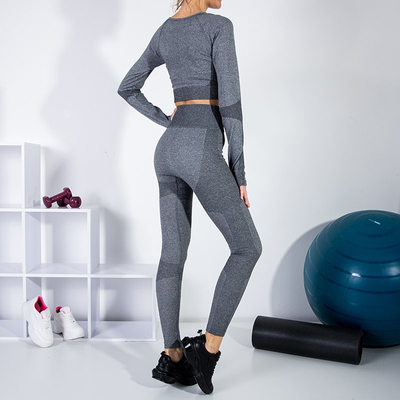 Ensemble de sport 2 pièces gris foncé - Vêtements