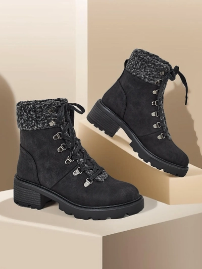 Royalfashion Bottes trapper pour femmes Sawoli