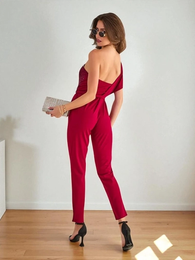 Combinaison longue pour femmes Royalfashion avec zircons