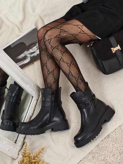 Bottines pour femmes en cuir écologique Marques