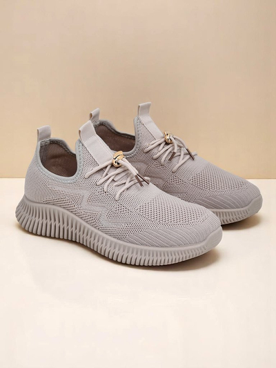 Aurelia Bianca - Baskets blanches pour femmes Royalfashion sur semelle plate