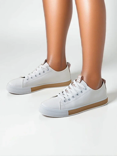 Baskets en éco-cuir pour femmes Royalfashion Eccola