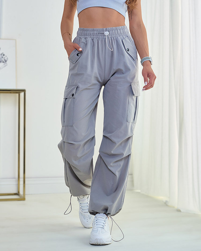 Royalfashion Pantalon de combat en tissu pour femme