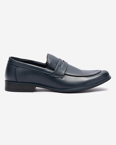 Demi-souliers classiques pour hommes bleu marine Jerif - Chaussures