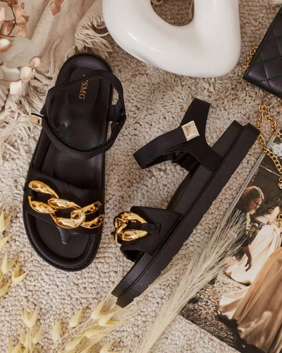 Royalfashion Sandales à chaîne Orette pour femme