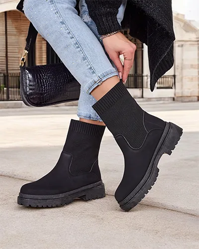 Bottines à enfiler pour femmes Royalfashion Dorino