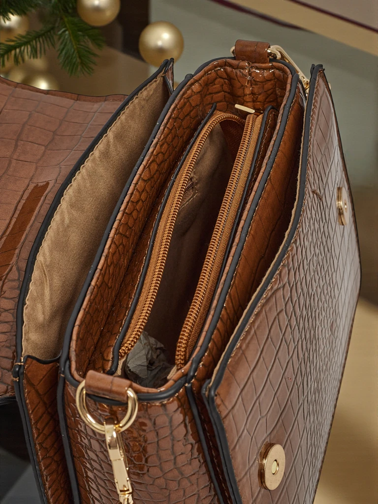 Petit sac à main pour femme en cuir écologique Tesic