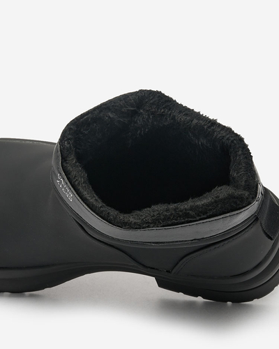 Royalfashion Bottes noires mattes pour femme avec semelle plus épaisse Holeopi