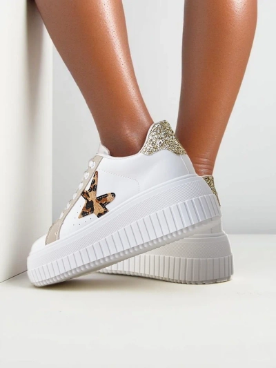 Royalfashion Baskets de Sport à Plateforme pour Femmes Elin