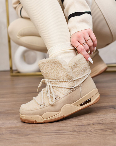 Royalfashion Bottes de neige pour femme en lilas Ludmivac