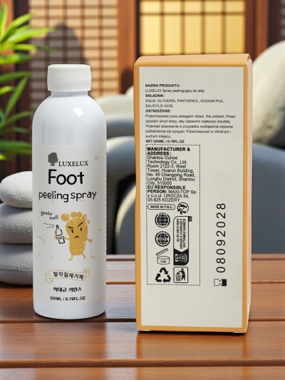 Spray de Peeling pour les Pieds pour Femmes Luxelux 200ml