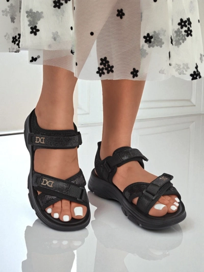 Sandales femmes Royalfashion avec paillettes ShineStep