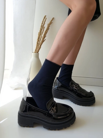 Mocassins Patents Royalfashion pour Femmes Afidale