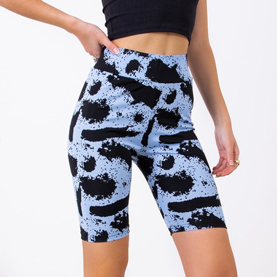 Chaussures vélo femme bleues et noires - Vêtements